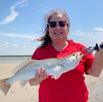 Speckled Trout / Spotted Seatrout fishing in Port O'Connor, Texas