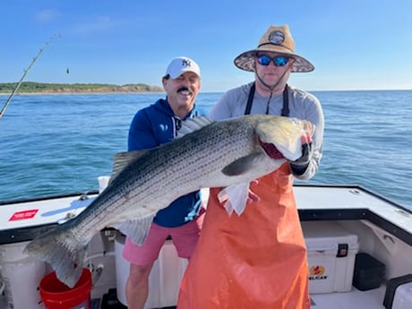Striped Bass fishing in Montauk, New York