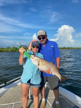 Redfish fishing in Buras, Louisiana