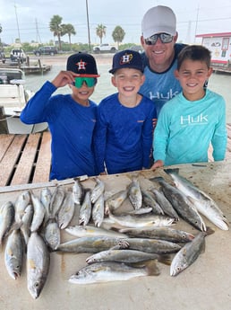 Speckled Trout / Spotted Seatrout Fishing in San Leon, Texas