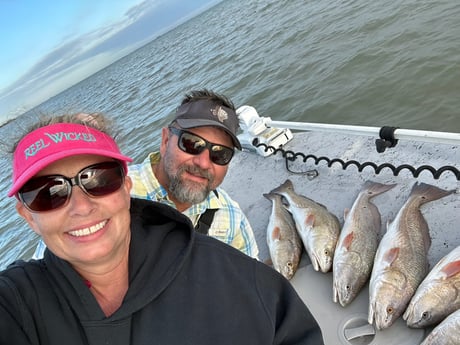 Redfish Fishing in Ingleside, Texas