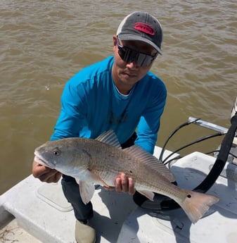 Redfish fishing in Surfside Beach, Texas