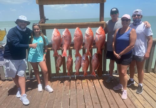Red Snapper fishing in Port Isabel, Texas