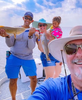 Redfish fishing in Buras, Louisiana