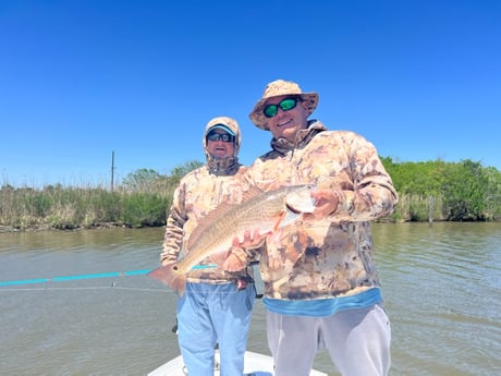 Redfish fishing in Port Arthur, Jefferson County