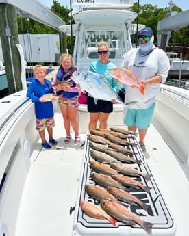 African Pompano, Mangrove Snapper, Mutton Snapper Fishing in Islamorada, Florida