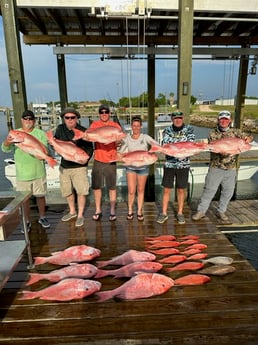 Red Snapper Fishing in Freeport, Texas