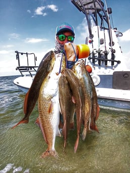 Redfish fishing in Rio Hondo, Texas