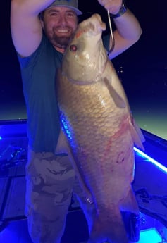 Carp fishing in Waco, Texas