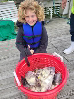 Sheepshead Fishing in Port O&#039;Connor, Texas