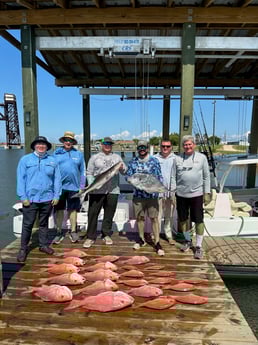 African Pompano, Cobia, Red Snapper Fishing in Freeport, Texas