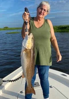 Redfish fishing in Delacroix, Louisiana