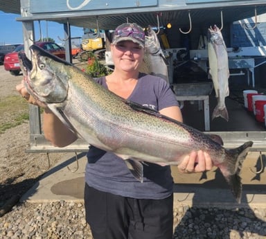 Fishing in Wyandotte, Michigan