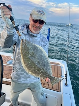 Flounder fishing in Little River, South Carolina