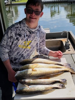 Speckled Trout / Spotted Seatrout fishing in San Leon, Texas