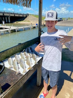 Speckled Trout / Spotted Seatrout fishing in Texas City, Texas