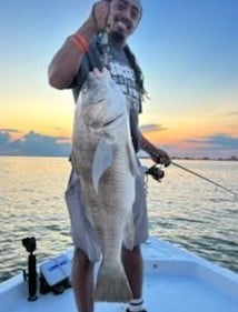 Black Drum Fishing in Galveston, Texas