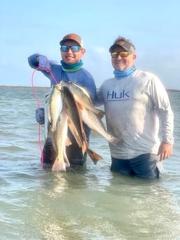 Redfish fishing in Port O'connor, Texas