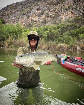 Largemouth Bass Fishing in New Braunfels, Texas