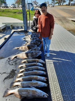 Speckled Trout / Spotted Seatrout fishing in San Leon, Texas