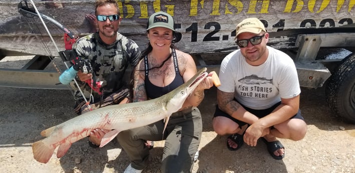 Alligator Gar Fishing in Livingston, Texas