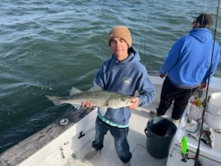 Fishing in Keyport, New Jersey