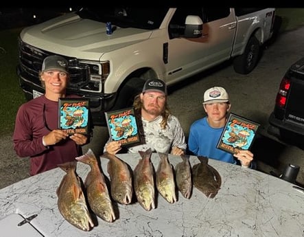 Flounder, Redfish Fishing in Matagorda, Texas