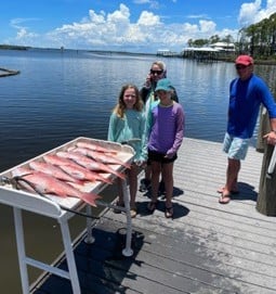 Red Snapper fishing in Santa Rosa Beach, Florida