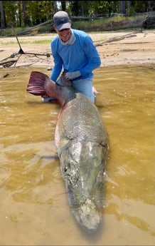 Alligator Gar Fishing in Coldspring, Texas