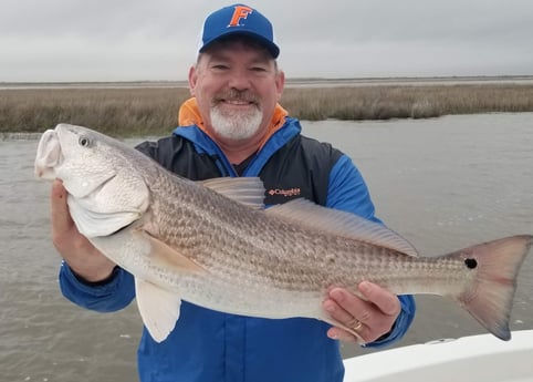 Redfish fishing in Sulphur, Louisiana