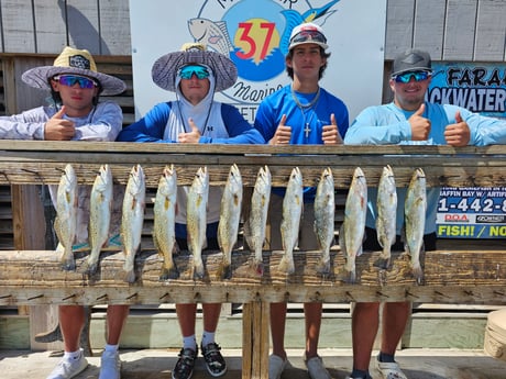Speckled Trout Fishing in Port Aransas, Texas