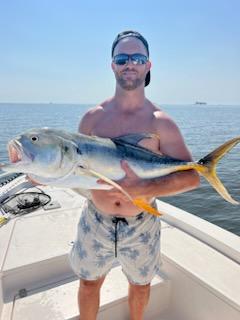 Jack Crevalle Fishing in Delacroix, Louisiana
