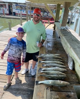 Black Drum, Speckled Trout Fishing in Texas City, Texas