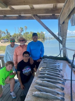 Redfish fishing in Ingleside, Texas