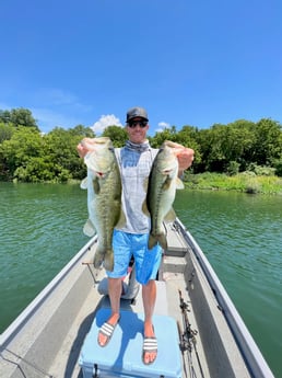 Largemouth Bass fishing in Buda, Texas