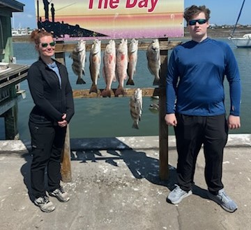 Fishing in Rockport, Texas