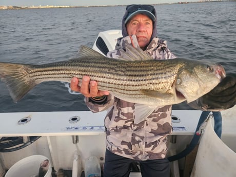 Fishing in Howard Beach, New York