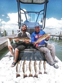 Redfish fishing in Rio Hondo, Texas