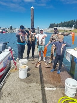 Fishing in Winchester Bay, Oregon