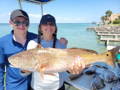 Fishing in Port Isabel, Texas