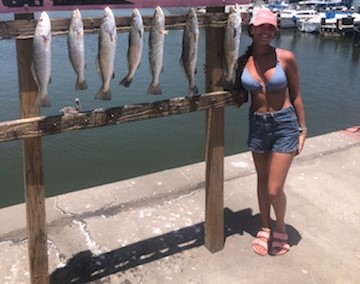 Redfish, Speckled Trout Fishing in Rockport, Texas