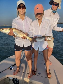 Speckled Trout / Spotted Seatrout fishing in Tiki Island, Texas