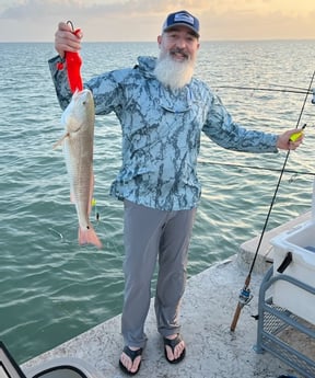 Redfish fishing in Port Isabel, Texas