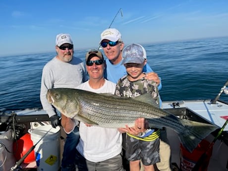 Striped Bass fishing in Montauk, New York
