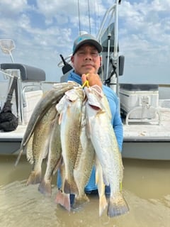Redfish, Speckled Trout Fishing in Matagorda, Texas