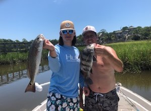 Black Drum, Redfish Fishing in Johns Island, South Carolina