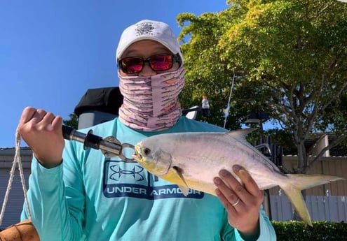 Florida Pompano fishing in Fort Myers Beach, Florida