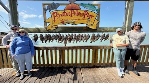 Fishing in South Padre Island, Texas