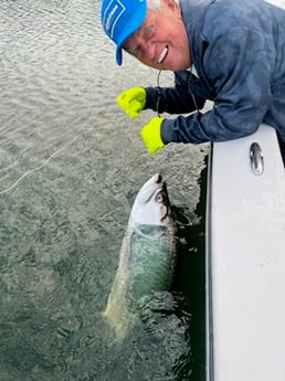 Tarpon fishing in Miami Beach, Florida