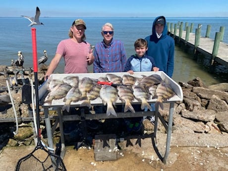 Redfish fishing in Texas City, Texas